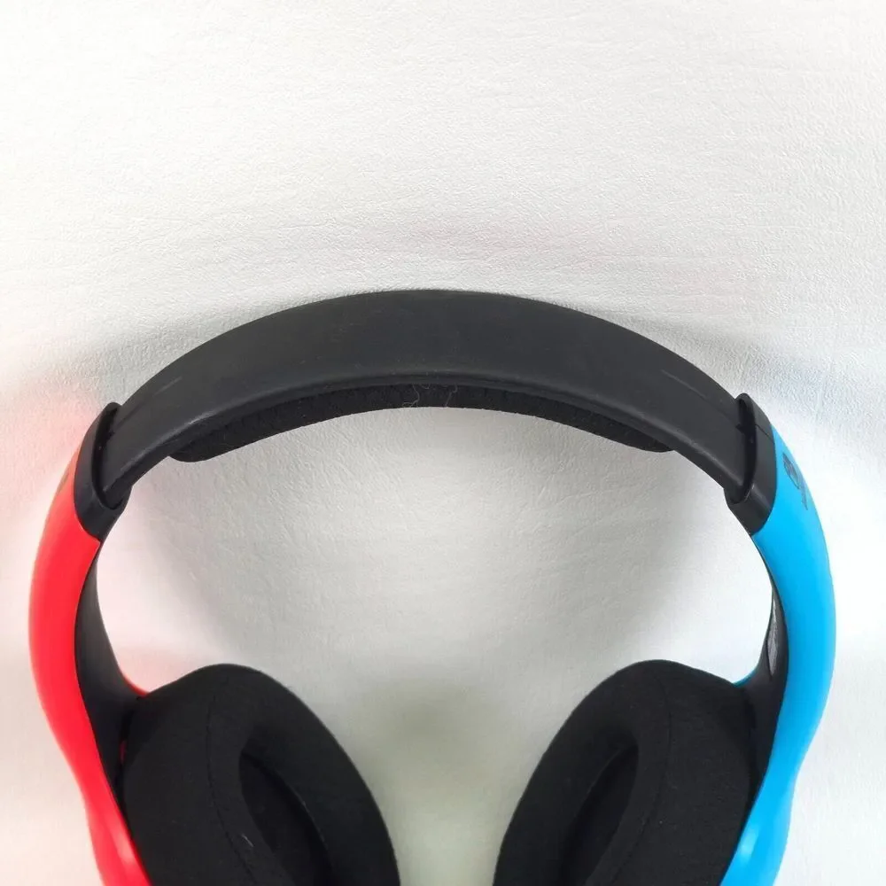 Nintendo Switch PDP AirLite Wired Gaming Headset Blue Red Black Over the Ear EUC
